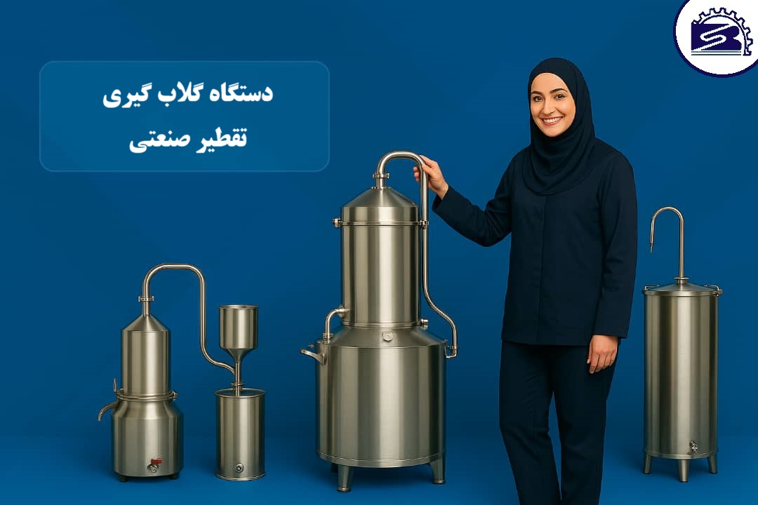 دستگاه گلاب گیری و تقطیر صنعتی