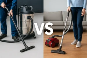 مزایای جاروبرقی صنعتی و تفاوت جاروبرقی صنعتی با خانگی