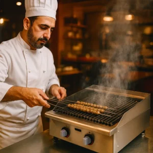 گریل زغالی صفحه ای در بوژان صنعت