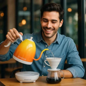 کتری استیل مخصوص قهوه برند برویستا