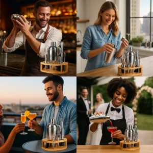 کاربرد های ست شیکر چوبی بارتندرها