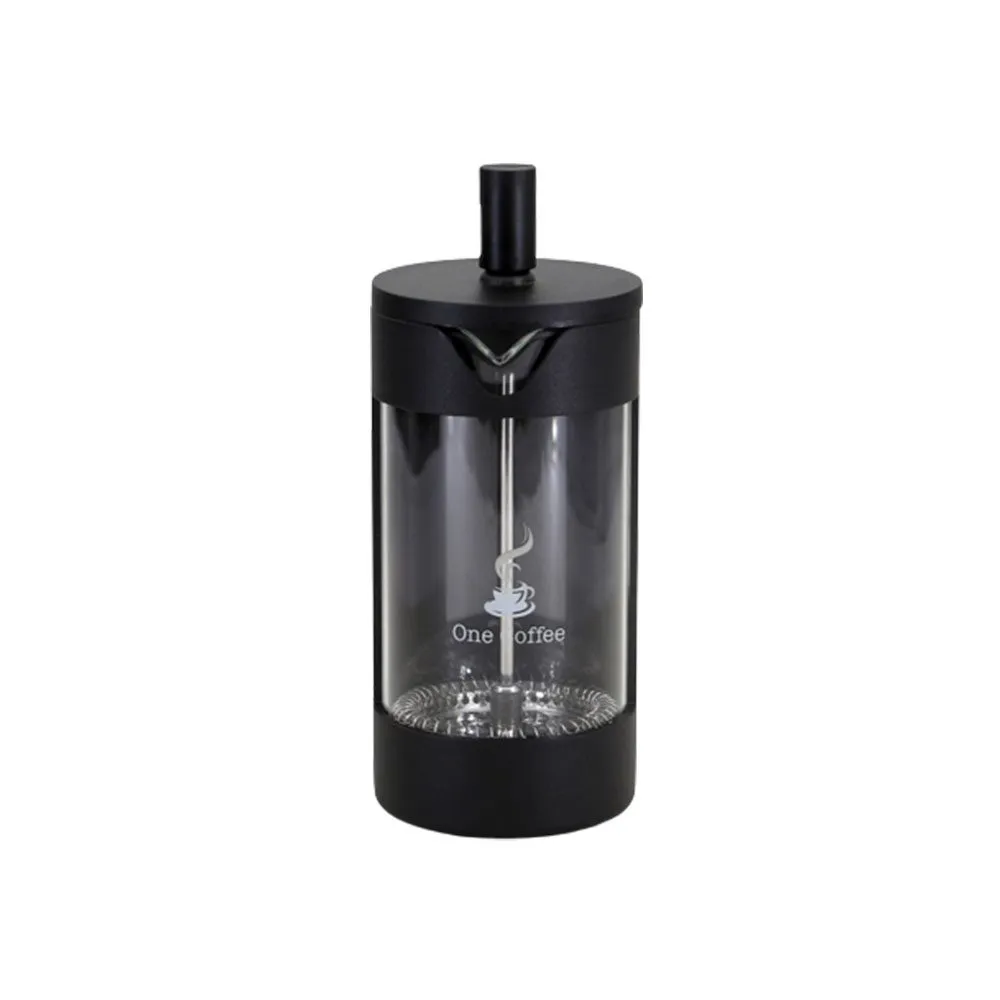 فرنچ پرس شیشه‌ای مشکی