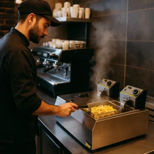 سرخکن دو لگن رمتا در بوژان صنعت