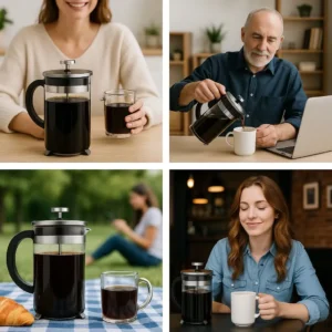 کاربرد های فرنچ پرس BV125-600 استیل