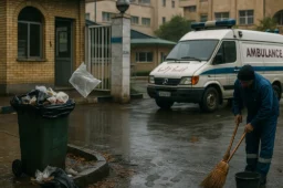 پروژه نظافت بیمارستان شمس آذر ارومیه