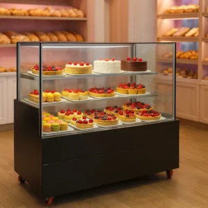 یخچال ویترینی قنادی فرانسه برند نیکروم